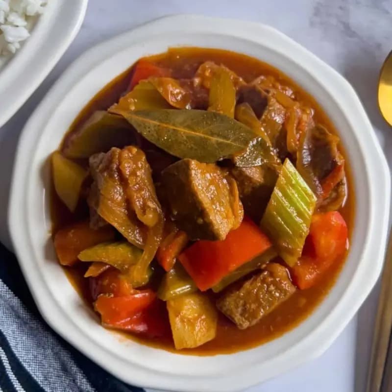 Beef Mechado, a Filipino main