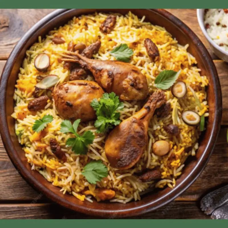 Chicken Mandi, a Indian main