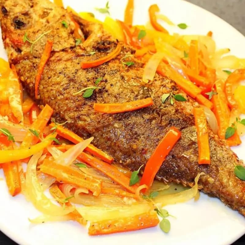 Escovitch Fish, a Jamaican main