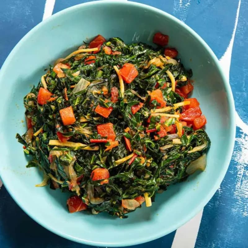 Sukuma Wiki, a Kenyan main